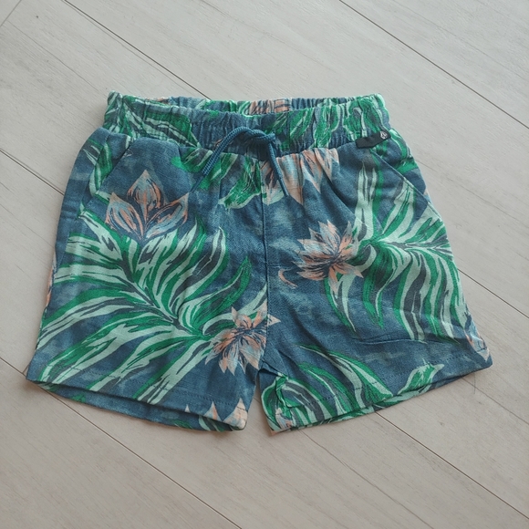 VOLCOM Baby NEW Beach Linen Shirt & Shorts Set - Picture 5 of 9